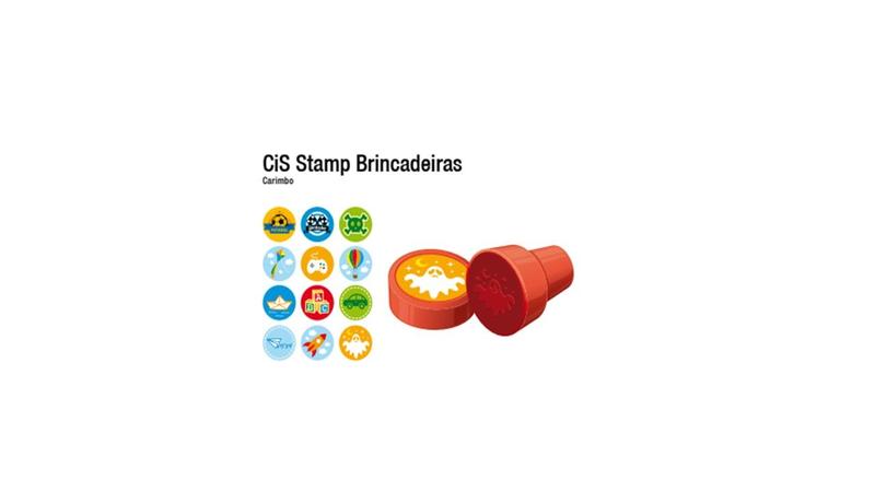 Imagem de Carimbo Stamp Brincadeiras com 12 Unidades - Cis
