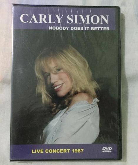 Imagem de carly simon nobody does it better live concert 1987 dvd original lacrado