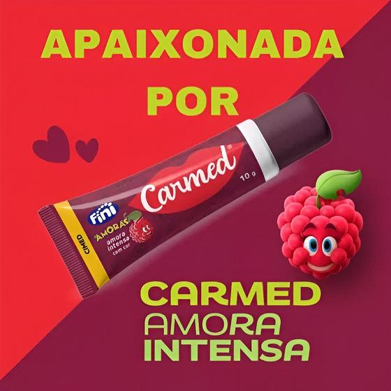 Imagem de Carmed Amora Intensa Hidratante Labial com Cor 10g