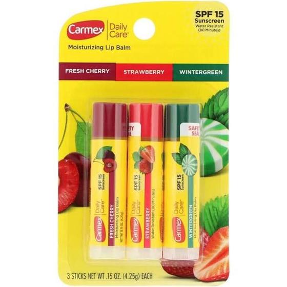 Imagem de Carmex 100% Original, Pomo/lata/sabores/clássico/bar