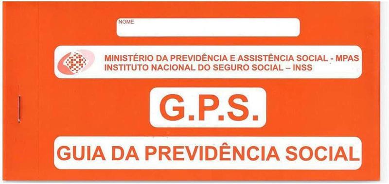 Imagem de Carnê gps inss  12 x 2 fls com carbono - GUIA GPS