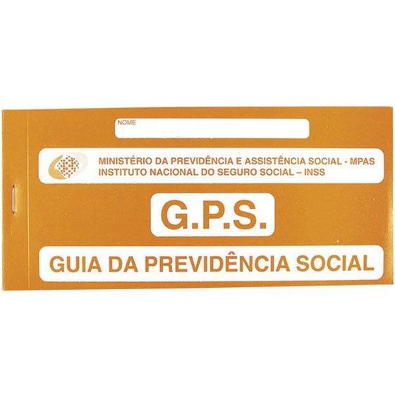 Imagem de Carne Previdência Social Gps 12 X 02 Folhas Com 10 Tamoio