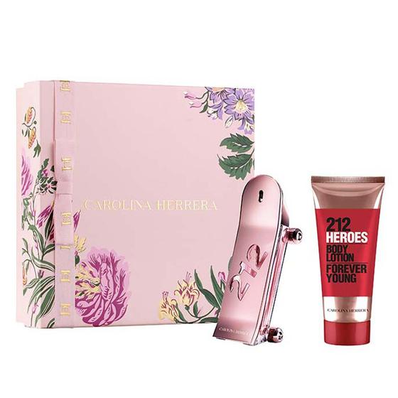 Imagem de Carolina Herrera 212 Heroes Coffret - Perfume Feminino EDP + For Her Creme corporal For Her
