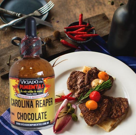 Imagem de Carolina Reaper Chocolate Lançamento No Brasil - Vidro 60 Ml