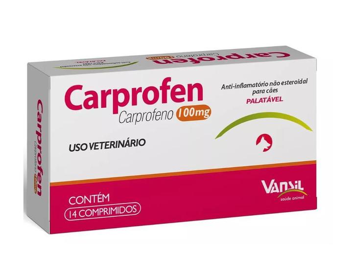 Imagem de Carprofen 100Mg 14 Comprimidos - Vansil