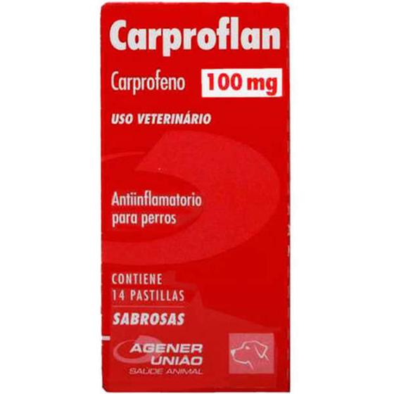Imagem de Carproflan 100 mg Agener União - 14 Comprimidos