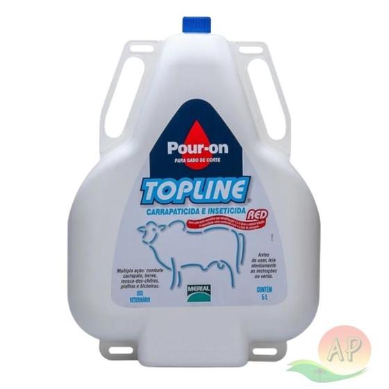 Imagem de Carrapaticida e inseticida Topline Pour-on Boehringer 5 L