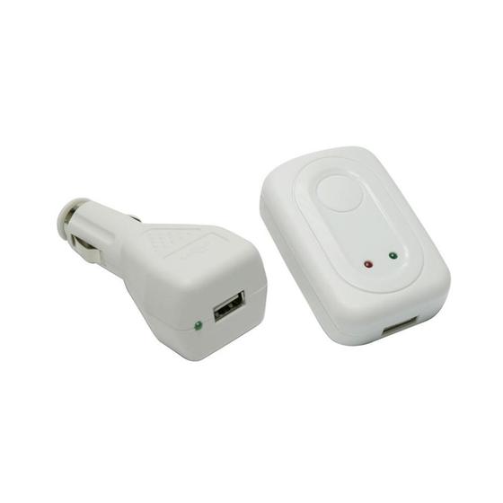 Imagem de Carregador 110 V e veicular com conexão USB para iPod e MP3 Palyer