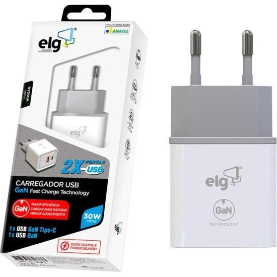 Imagem de Carregador 2 USB 3A + 1 PD W35GAN ELG F002