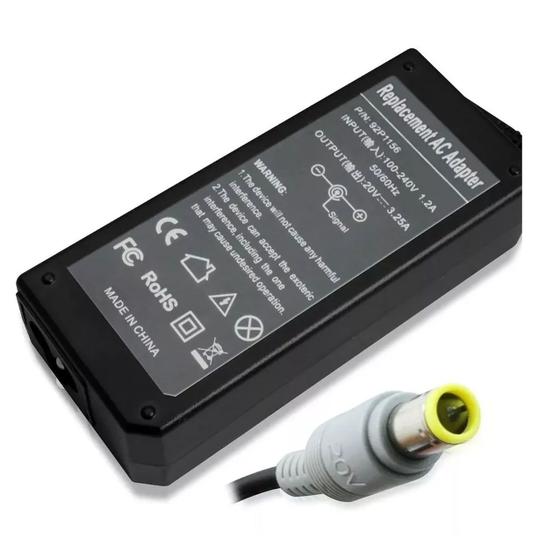 Imagem de Carregador 20v 3.25a Para Ibm Lenovo B490 B590 V480c