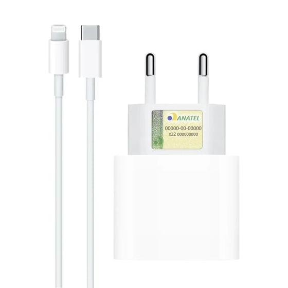 Imagem de Carregador 20W e Cabo UsbC para Lightning 1M