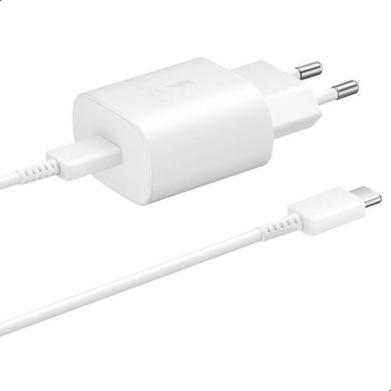 Imagem de Carregador 25W Samsung C+C Compatível Note 20 Ultra Original