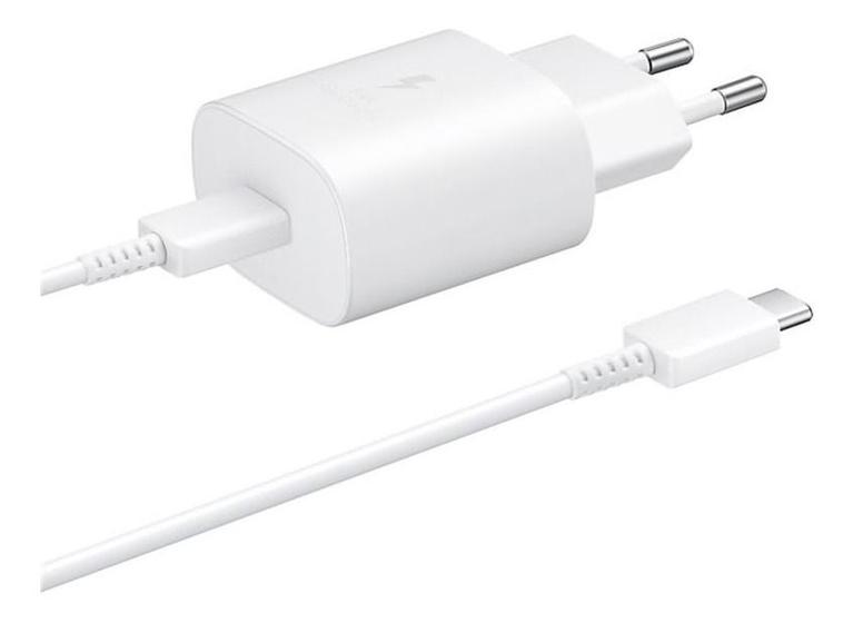 Imagem de Carregador 25W Samsung C+C EP-TA800 Compatível A02 Original