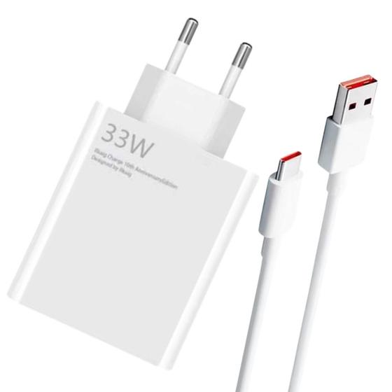 Carregador 33w MiTurbo Compatível Xiaomi Tipo C 33w Completo Menor preço em Carregador 33w MiTurbo Compatível Xiaomi Tipo C 33w Completo