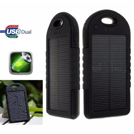 Imagem de Carregador 38.000Mah Placa Solar Power Bank Mini Powerbank