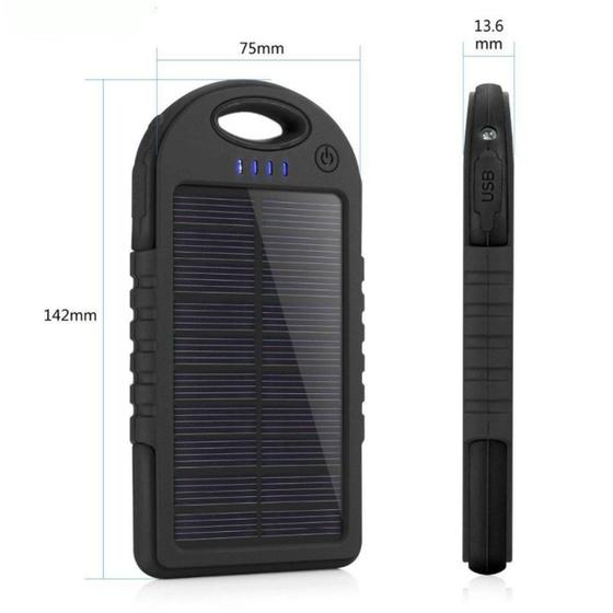 Imagem de Carregador 38.000mah Placa Solar Power Bank Powerbank Mães