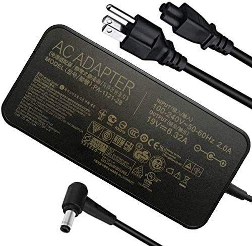 Imagem de Carregador AC 19V 6.32A 120W Fit para ASUS ROG GL752VW GL752VL GL752V GL752 GL753 GL753V GL753VD GL753VD GL753VD GL752VW GL752VW-DH752VW-GS71 Gaming Laptop Power SupplyEr