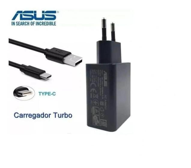 Carregador Asus Turbo Para ROG Phone 5S Com Cabo Tipo C, Preto Menor preço em Carregador Asus Turbo Para ROG Phone 5S Com Cabo Tipo C, Preto