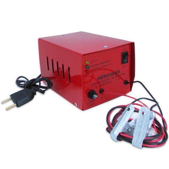 Carregador Automotivo de Bateria 12v 4 Amp Bivolt Menor preço em Carregador Automotivo de Bateria 12v 4 Amp Bivolt