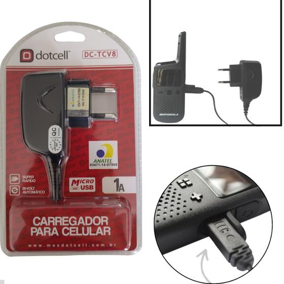 Imagem de Carregador Bivolt Dotcell Para Takabout Rádio T210BR T470BR e Celular