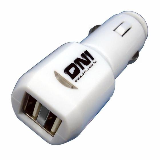 Imagem de Carregador Celulares 2 Saídas USB 12V/24V para Carro - DNI 0585