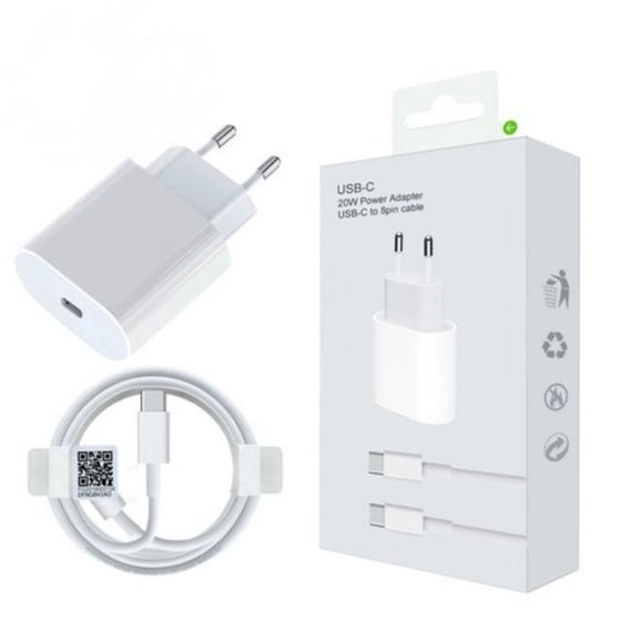 Carregador Compatível Para IPhone Original Completo Turbo 20w X, XR, XS, Com Fonte e Cabo- NOVAX Menor preço em Carregador Compatível Para IPhone Original Completo Turbo 20w X, XR, XS, Com Fonte e Cabo- NOVAX