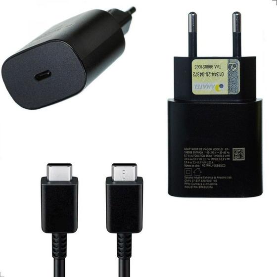 Imagem de Carregador Compatível S23+ Plus Tipo C de 45W Turbo