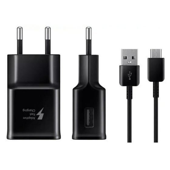 Imagem de Carregador compatível Samsung Ultra Rápido USB Tipo C -15W Preto