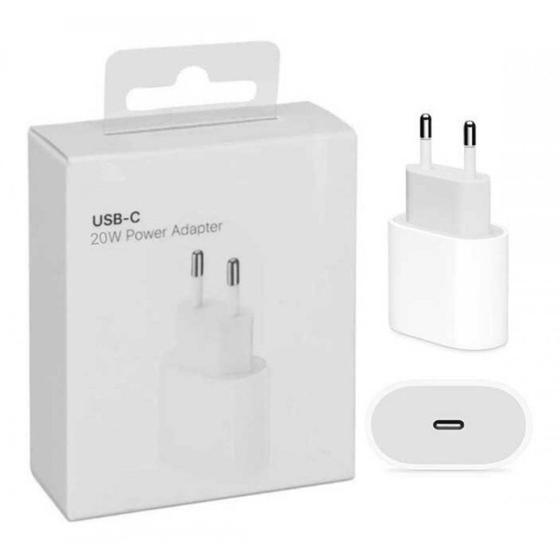 Imagem de Carregador Compatível Usb-C 20W Turbo Iphone-11-12-13-14 - Adaptador Tomada Fonte Turbo - Foxcom