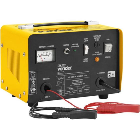 Imagem de Carregador de Bateria 12V CBV 1600 Vonder 220v