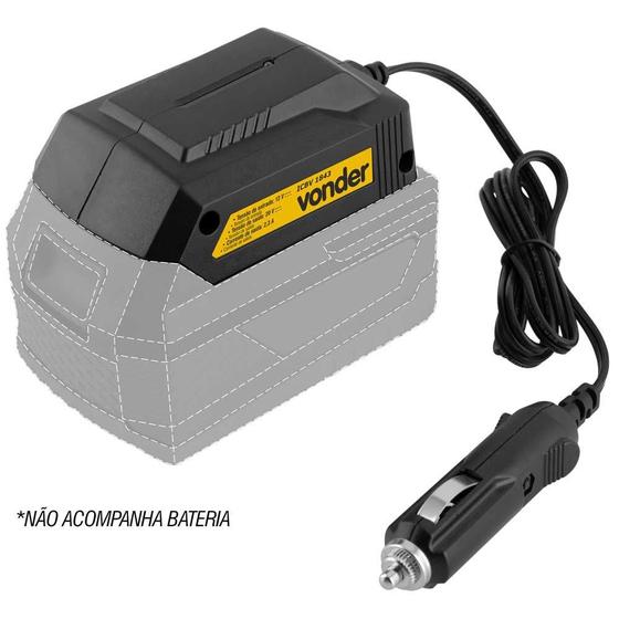Imagem de Carregador de Bateria 18V Conector Automot. ICBV1843 Vonder