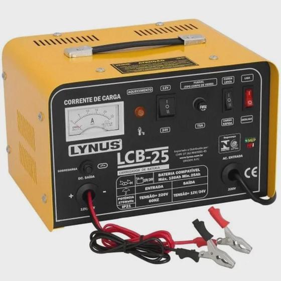 Imagem de Carregador de Bateria 25A 25-150Ah 220V LCB-25 Lynus