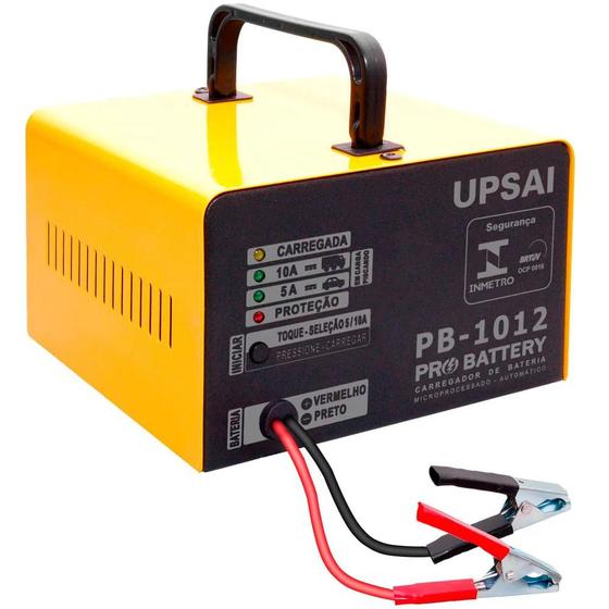 Imagem de Carregador De Bateria Automático 10A 12V Upsai Pb-1012