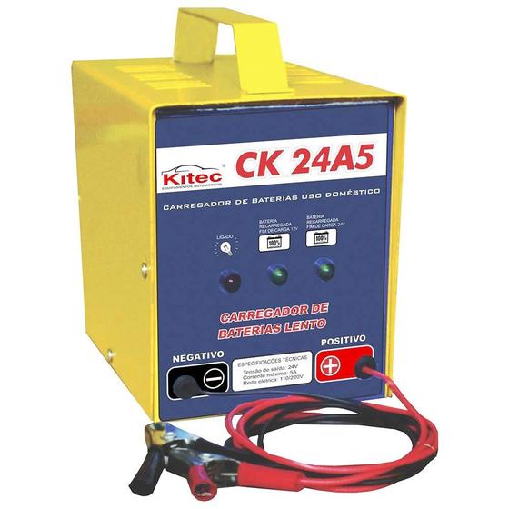 Imagem de Carregador de Bateria Automático Portátil 12V CK24A5A Kitec