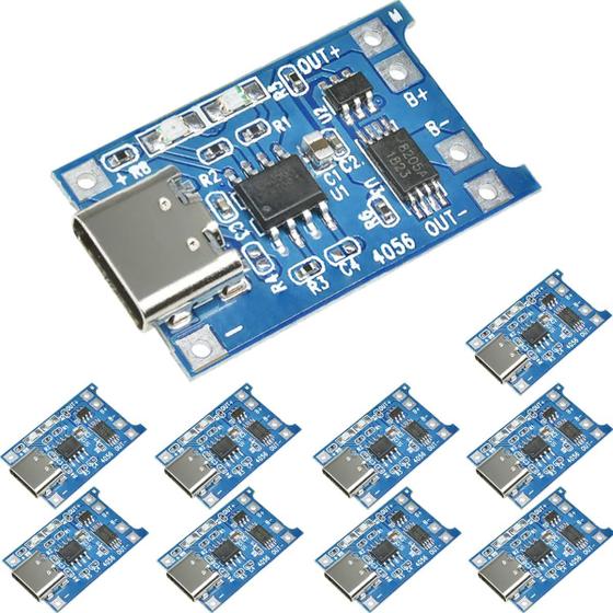 Imagem de Carregador de Bateria DAOKAI 18650 Lithium - 1A 5V Type-C