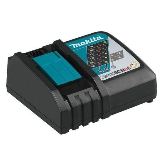 Imagem de Carregador de Bateria DC18RC Rápido Bi-Volt  -  Makita