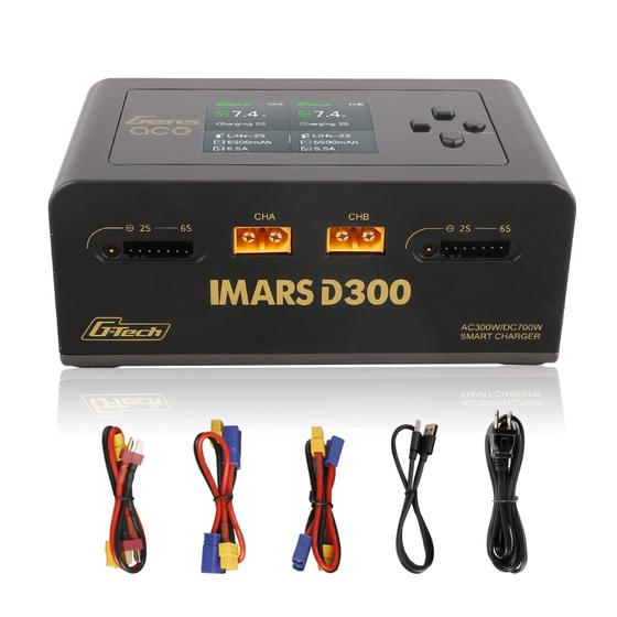 Imagem de Carregador de bateria Lipo Gens Ace IMARS D300 G-Tech 16A 300W