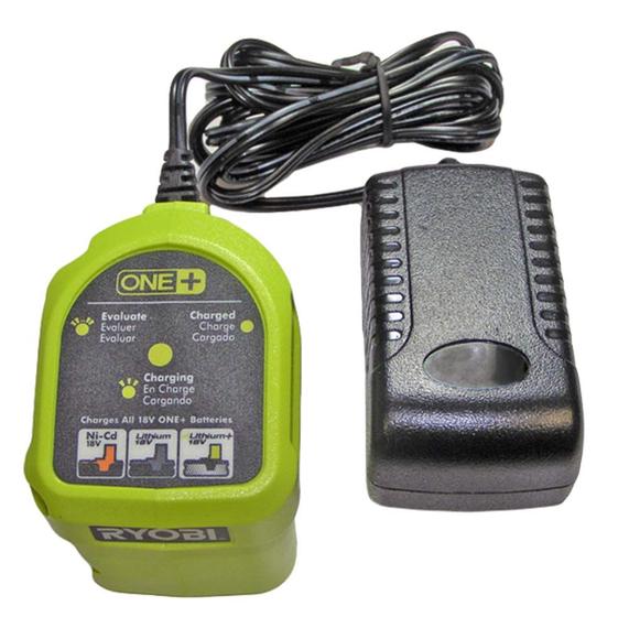 Carregador de bateria Ryobi P119 ONE+ 18V NiCad/Íon de lítio 18V ...