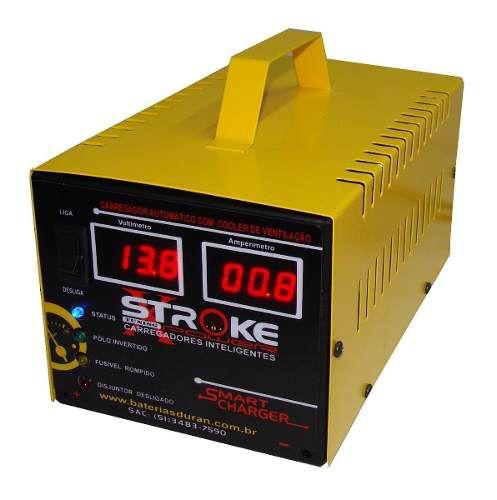 Carregador de Bateria Stroke Power 30ah 24v Inteligente com Amperímetro e Voltímetro Digital Menor preço em Carregador de Bateria Stroke Power 30ah 24v Inteligente com Amperímetro e Voltímetro Digital