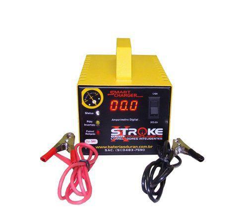 Carregador de Bateria Stroke Power 5ah 24v Inteligente com Amperímetro Digital Menor preço em Carregador de Bateria Stroke Power 5ah 24v Inteligente com Amperímetro Digital