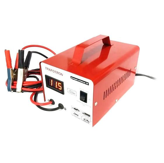 Carregador de Baterias 12v 2~15A / 50A - CV50AH - Trafotron Menor preço em Carregador de Baterias 12v 2~15A / 50A - CV50AH - Trafotron