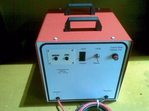 Carregador De Baterias Lento Rápido 12v 100ah - 220 V Menor preço em Carregador De Baterias Lento Rápido 12v 100ah - 220 V