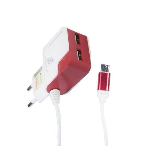 Imagem de Carregador de celular ultra rápido Tipo C com 2 entradas USB X-Cell mod: XC-UR14