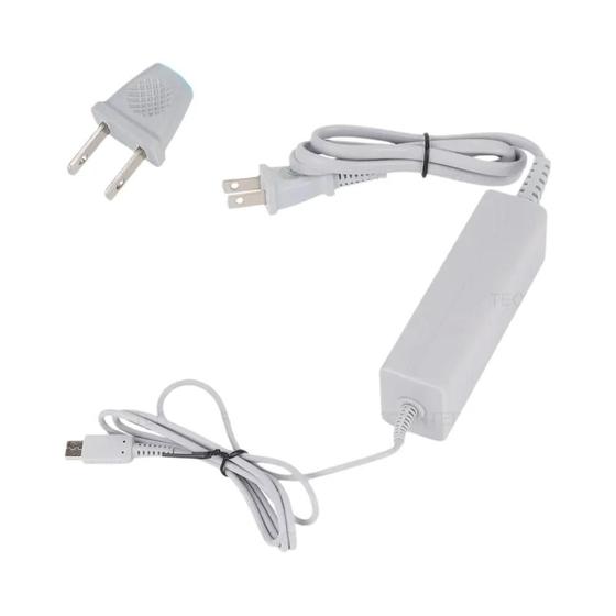 Imagem de Carregador De Gamepad Wii U Adaptador AC 100-240V Plugue EUA UE Compatível Com Controlador Nintendo