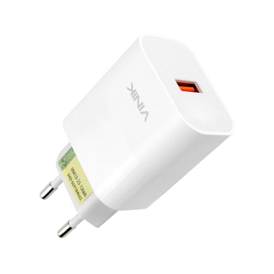 Imagem de Carregador De Parede 20w Com 1 Saida Usb 12v 1.67a Quick Charge