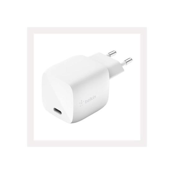 Imagem de Carregador de Parede Belkin 30W USB-C GAN Branco EU - WCH001VFWH