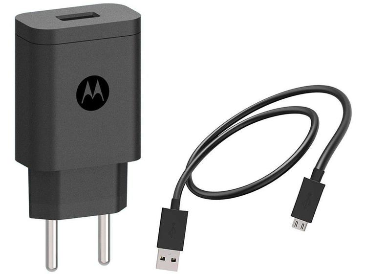 Imagem de Carregador de Parede Carga Rápida para Android - com Cabo Micro USB 1m Motorola Original