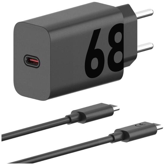 Carregador de Parede Motorola Turbo Power 68W - Com Cabo USB-C/USB-C de Alta Potência - MC-687 Menor preço em Carregador de Parede Motorola Turbo Power 68W - Com Cabo USB-C/USB-C de Alta Potência - MC-687