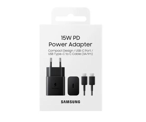 Imagem de Carregador de Parede Original Samsung Fast Charging 15W Com Cabo USB-C EP-T1510XB