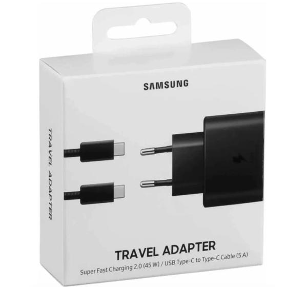 Carregador de Parede Samsung 45w Super Fast Charging USB-C Premium Menor preço em Carregador de Parede Samsung 45w Super Fast Charging USB-C Premium